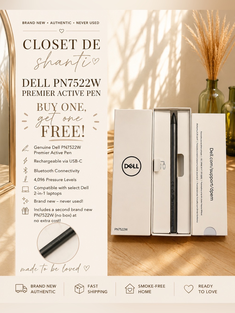 🔥 NEW Dell PN7522W Premier Active Pen | BUY ONE, GET ONE FREE!